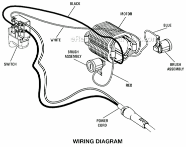 Page B Diagram and Parts List for R1005  Ridgid Angle Grinder