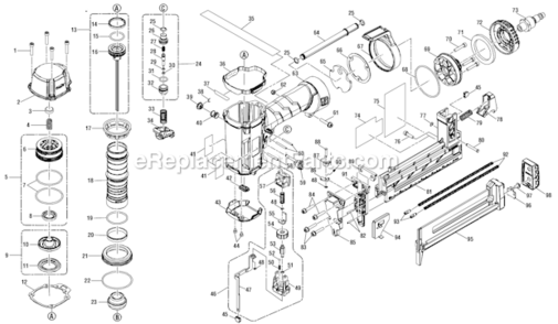 Part Location Diagram of 079071001019 Ryobi Adjustment Ball (3 mm)