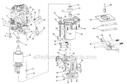 Part Location Diagram of 519234001 Ryobi Subbase-Square