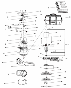 Part Location Diagram of 590936005 Milwaukee BRAKE SKIRT