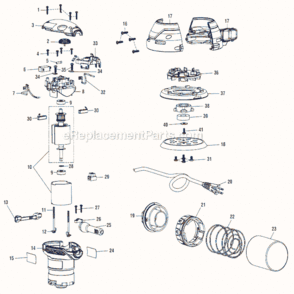 Part Location Diagram of 672399002 Ryobi SPRING