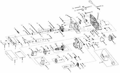 Part Location Diagram of 691149001 Ryobi WASHER