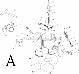 Part Location Diagram of 200276009 Ridgid Lock Lever