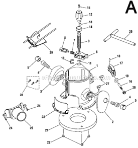 Part Location Diagram of 200276012 Ridgid Lock Lever