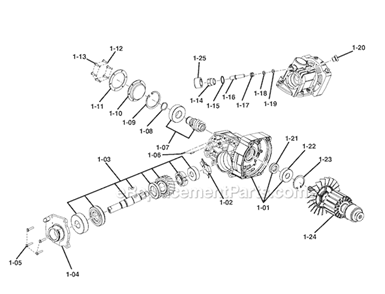Page B Diagram and Parts List for R3210-1  Ridgid Circular Saw