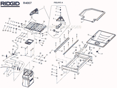 Part Location Diagram of 080009005911 Ridgid Logo Label (Frame)
