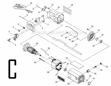Part Location Diagram of 089170105104 Ryobi SWITCH WITH KEY SUB TO P/N 82