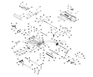 Part Location Diagram of 089170109051 Ryobi BUSHING