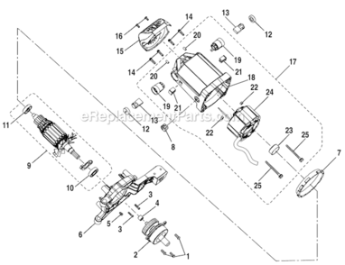 Page I Diagram and Parts List for R45101  Ridgid Table Saw