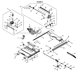 Part Location Diagram of 089037006038 Ridgid Knob