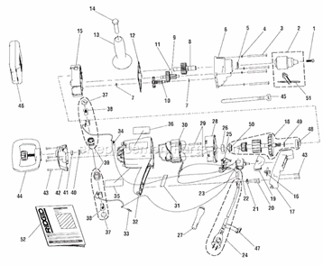 Part Location Diagram of 680883005 Ridgid Chuck Key