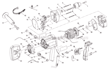 Part Location Diagram of 672326001 Ridgid Chuck Key