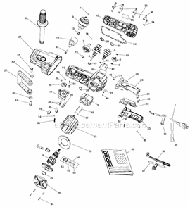 Page A Diagram and Parts List for R7130  Ridgid Electric Drill