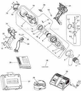 Part Location Diagram of 680491003 Ryobi Washer