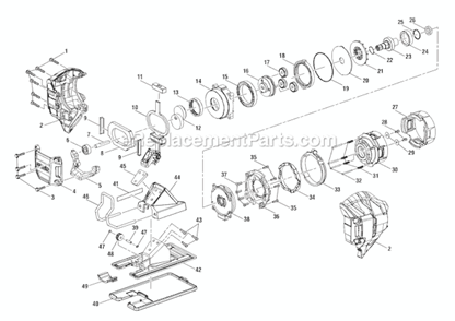 Part Location Diagram of 523012001 Ridgid Base Cover Plate