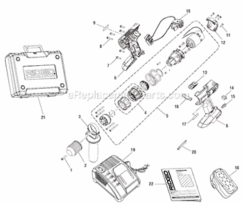 Part Location Diagram of 300912059 Ridgid Carrying Case