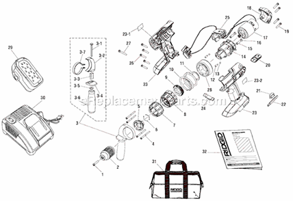 Part Location Diagram of 680301007 Ridgid Keyless Chuck