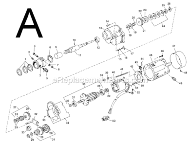 Part Location Diagram of 63282 Ridgid Strain Relief