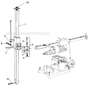 Page A Diagram and Parts List for RB-90  Ridgid Boring Machine