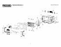 Figure B Diagram and Parts List for RD8000  Ridgid Generator