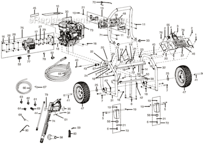 Part Location Diagram of 308694026 Ridgid Pump