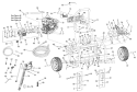 Main Assembly Diagram and Parts List for RD80905  Ridgid Pressure Washer