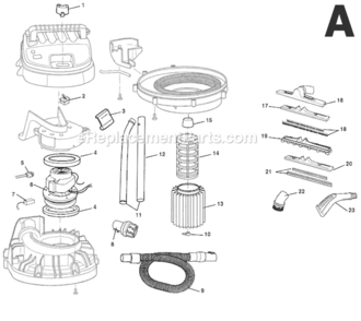 Part Location Diagram of 26578 Ridgid Claw Nozzle