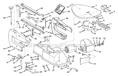Part Location Diagram of 826252 Ryobi HN KNOB BEVEL