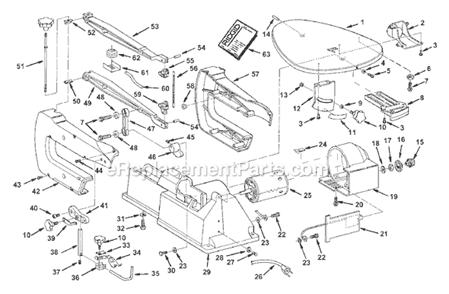 Part Location Diagram of 140755-5 Ridgid LockWasher 1/4