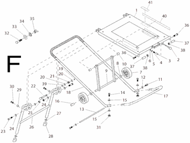 Part Location Diagram of 74715 Ridgid Slide W/Wear Plug