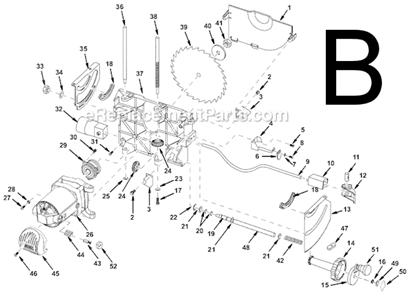 Part Location Diagram of 60415 Ryobi SPRING WASHER