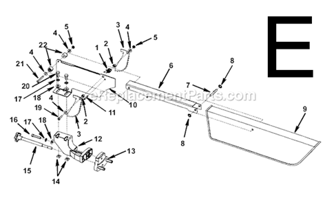 Part Location Diagram of 62390 Ridgid Pin Guard