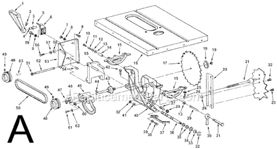 Part Location Diagram of 825914-2 Ryobi HC SUPPORT GUARD