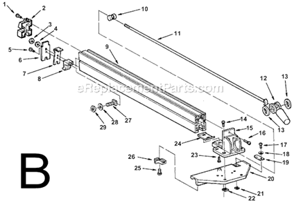 Part Location Diagram of 826032-1 Ridgid Head