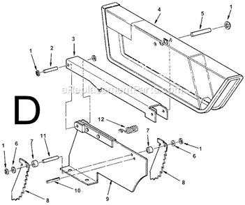 Part Location Diagram of 62520 Ridgid Spacer, Pawl