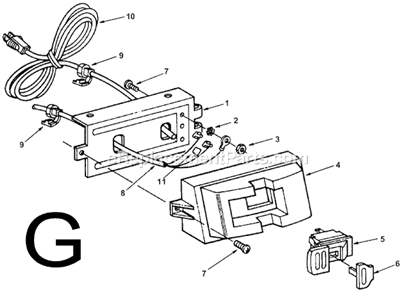 Part Location Diagram of 826452 Ridgid Cord