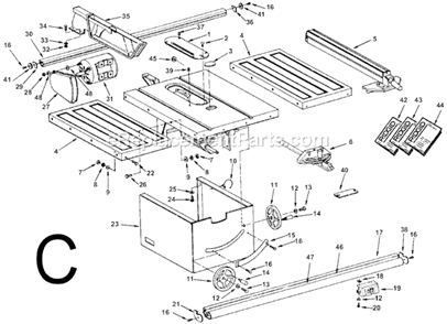 Part Location Diagram of 120614 Ridgid Nut 10-32
