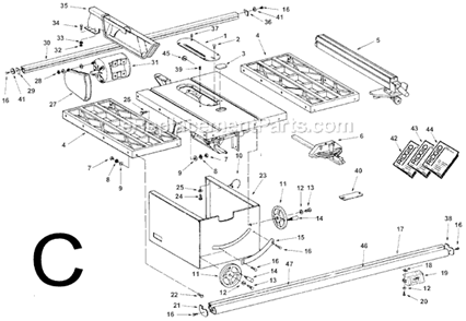Part Location Diagram of 509615 Ridgid Bag Assembly -
