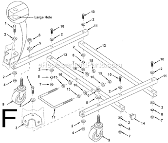 Part Location Diagram of 805583 Ridgid Nut Jam 5/16-18