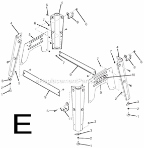 Part Location Diagram of MH060008 Ridgid Leveling Foot
