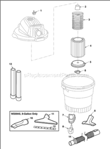 Part Location Diagram of 29823 Ridgid Caster