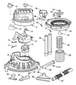 Part Location Diagram of 819260-7 Ridgid Lead Assembly