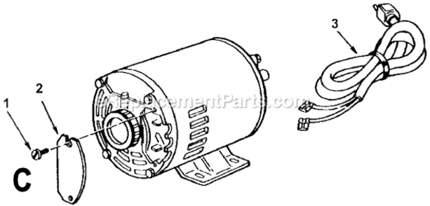 Page C Diagram and Parts List for WL12000LS  Ridgid Lathe