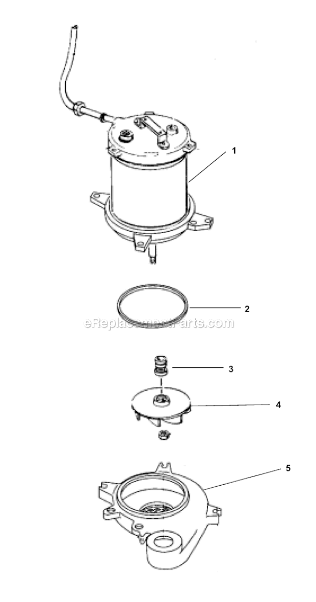 Page A Diagram and Parts List for TP-1000  Ridgid Drain Cleaner
