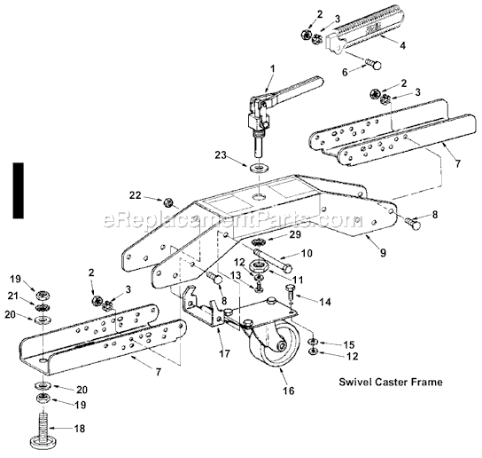 Page I Diagram and Parts List for TS24240  Ridgid Table Saw