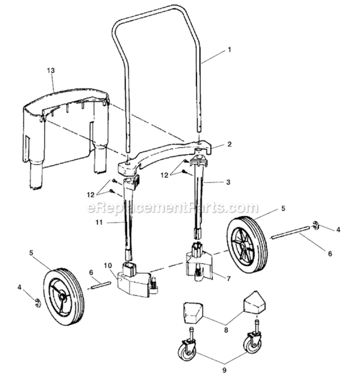 Page B Diagram and Parts List for WD1730  Ridgid Utility Vacuum