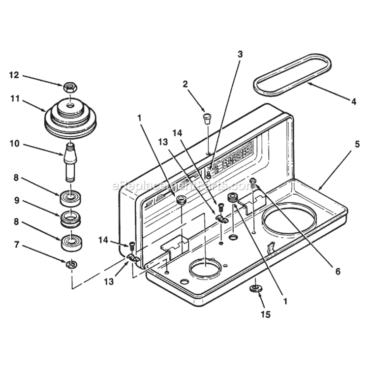 Page A Diagram and Parts List for 30-100  Rikon Drill Press