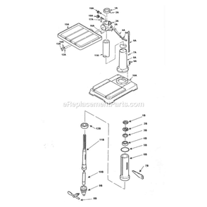 Part Location Diagram of P30-240-5A Rikon Big Crank Handle