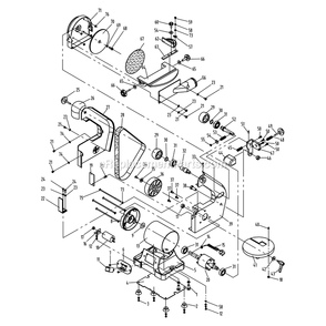 Page A Diagram and Parts List for 50-151  Rikon Sander Grinder