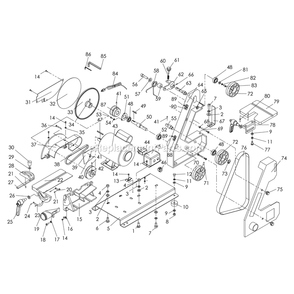 Page A Diagram and Parts List for 50-144  Rikon Sander Grinder
